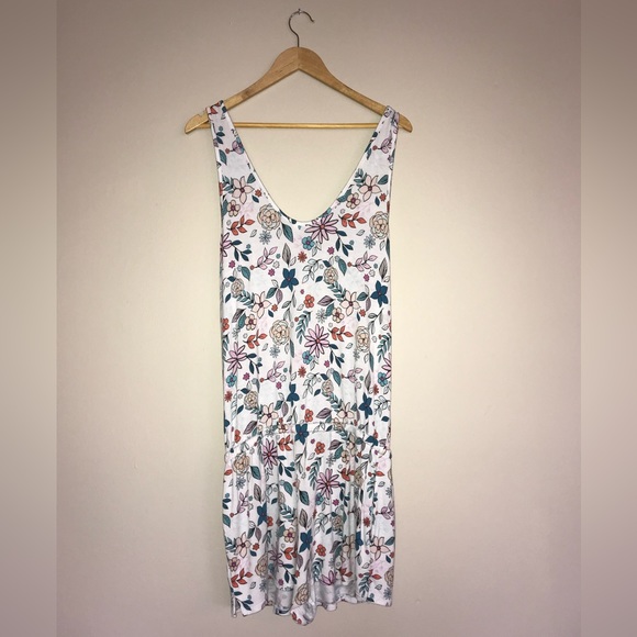 NWOT XHILARATION Floral Romper Sleepwear Loungewear PJs Size Medium - Picture 3 of 15